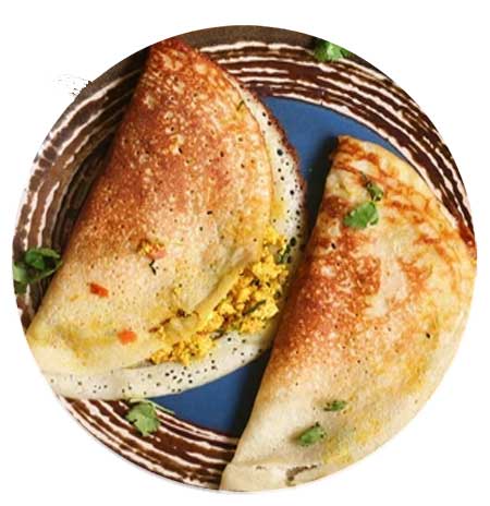 Paneer Scrambled Dosa