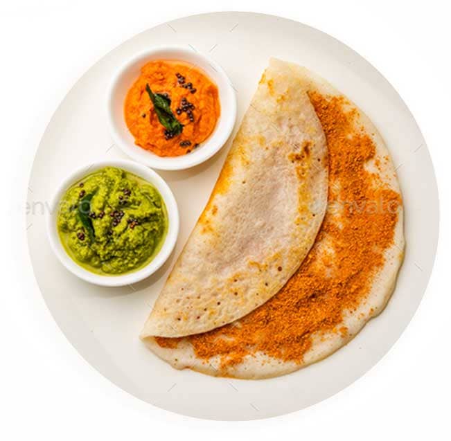 Plain Podi Masala Dosa