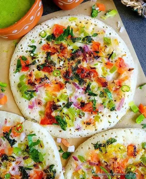 Mixed Vegetable Uttapam Mixed Vegetable Uttapam